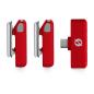 Preview: Rode Wireless Micro Drahtloses Mikrofon-System USB-C Rot mit Soft-Case
