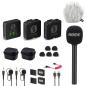 Preview: Rode Wireless Pro Mikrofon-Set mit Handadapter und Fell-Windschutz