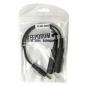 Preview: keepdrum YC006 Y-Adapter Klinke Splitter 2x Buchse 6,35mm - 1x Miniklinke-Stecker 3,5mm