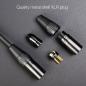 Preview: keepdrum YC020 Y-Adapterkabel XLR-Splitter 2x Buchse - 1x Stecker
