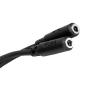 Preview: Hosa YMM-232 Y-Adapter TRS Stereo-Splitter 3,5mm