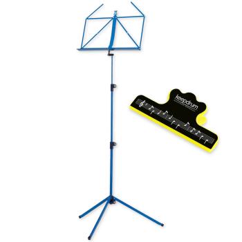 K-M Notenständer Blau 100-1 mit Notenklammer