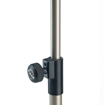 K&M 100-5 Notenständer  Nickel mit Tasche