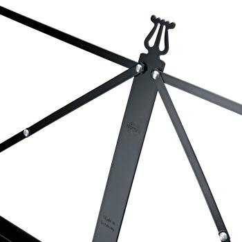 K&M 101 Notenständer Schwarz mit 2 Magnete
