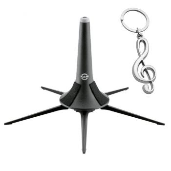 K&M 15213 Trompetenständer mit Anhänger