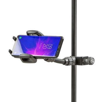 K&M 19747 Smartphone-Halter mit Miniklinkenkabel