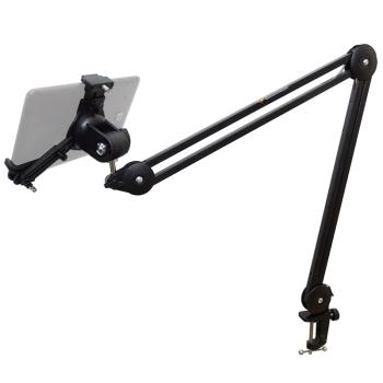 K&M 19790 Tablet-PC-Halter mit Gelenkarm Schwarz
