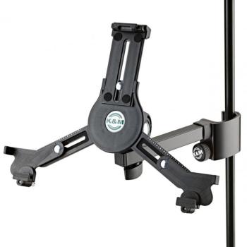 K&M 19791 Tablet-PC-Halter mit Mikrofonständer