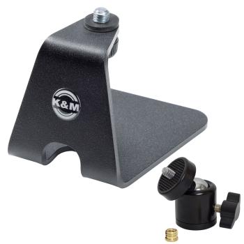 K-M 23240 Tischstativ für Mikrofon mit Kugelgelenk-Adapter