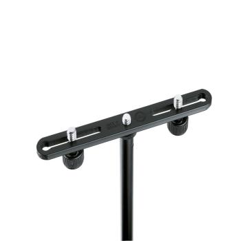 K&M 23550 Stereo Bar mit Rode Pivot Adapter