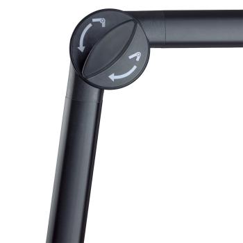 K-M Mikrofonarm 23868 Gelenkarm-Tischstativ mit Kabel
