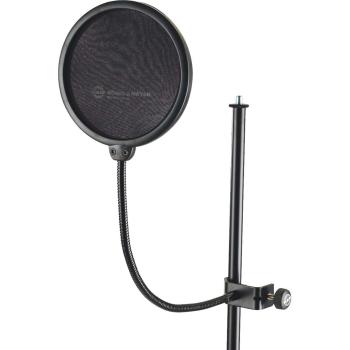 Rode Podcaster mit Popschutz mit Spinne und Stativ
