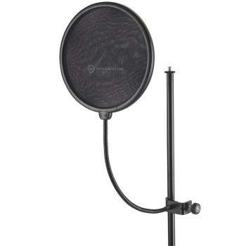 K&M 23966 Popschutz mit Mikrofonständer u XLR-Kabel