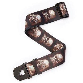 Planet Waves Gitarrengurt Skulls mit Plektrum