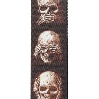 Planet Waves Gitarrengurt Skulls mit Plektrum