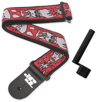 Planet Waves Gitarrengurt 50JS02 Joe Satriani Up in Flames mit Saitenkurbel