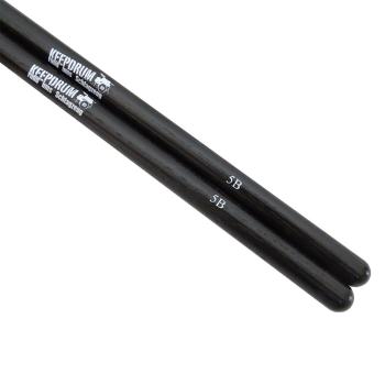keepdrum 5BB Black Hickory Schlagzeugstöcke 12 Paar
