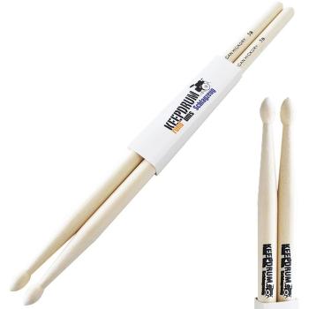 keepdrum 5B Hickory Schlagzeugstöcke 6 Paar