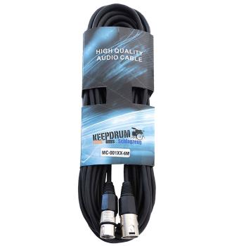 keepdrum M210 Mikrofonstativ mit XLR-Kabel