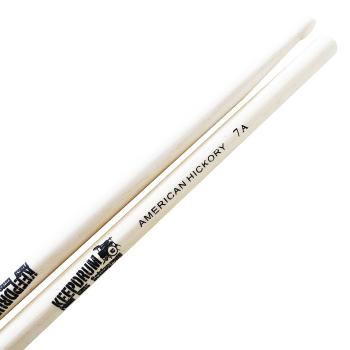 keepdrum Schlagzeugstöcke 7A Hickory Drumsticks 3 Paar