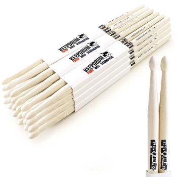 keepdrum Schlagzeugstöcke 7A Hickory Drumsticks 12 Paar