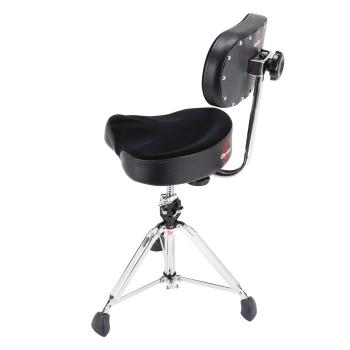 Gibraltar 9608MB Schlagzeughocker mit Lehne und Sticks