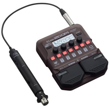 Zoom A1 Four Effektgerät mit XLR-Kabel