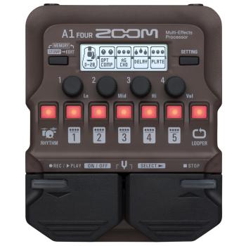 Zoom A1 Four Effektgerät mit Klinkenkabel 3m