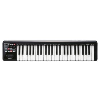 Roland A49 MIDI-Keyboard Schwarz mit MIDI-Kabel