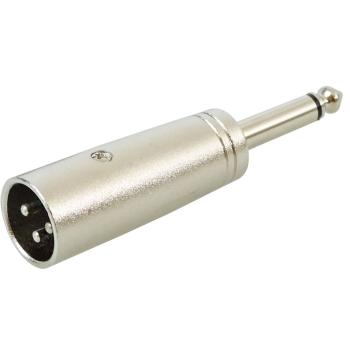 keepdrum ADA008 XLR-Adapter XLR-m zu 6,3 Klinke 2Stk