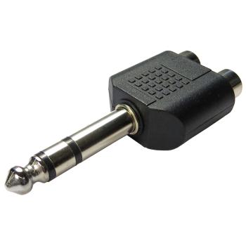 keepdrum ADA062 Adapter Stereo Cinch RCA Buchse - 6,3mm Klinke 2STÜCK