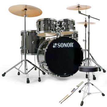 Sonor Schlagzeug AQX Stage Set BMS mit Zubehör