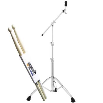 Pearl Galgen-Beckenständer B-1030 mit Schlagzeugstöcken