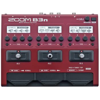 Zoom B3n Multi-Effektgerät für Bass mit Kabel