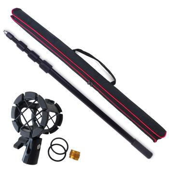 keepdrum Tonangel 3m mit Mikrofon-Spinne