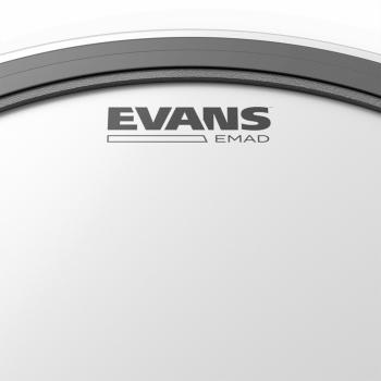 Evans BD24EMADCW 24 Bassdrum Fell White Coated