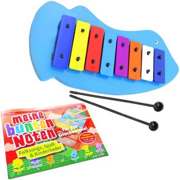 keepdrum Fisch Glockenspiel mit Notenheft