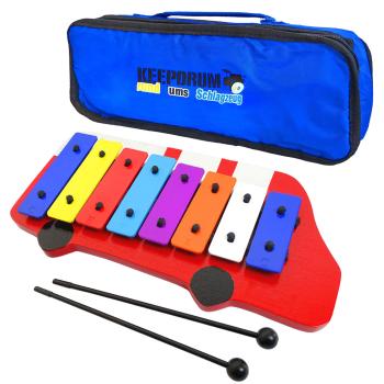 keepdrum Glockenspiel Feuerwehr-Auto mit Tasche MB02