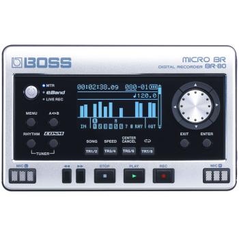 Boss BR-80 Mehrspur Recorder mit Kopfhörer
