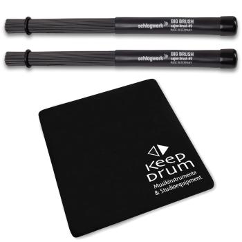 Schlagwerk BRC05 Cajon Besen mit Sitzpad