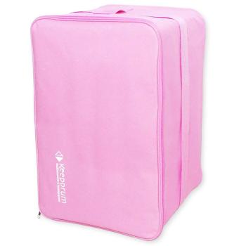Schlagwerk CP403 BLK Cajon mit Tasche Pink und Sitzpad