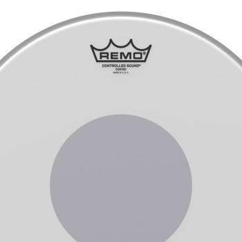 Remo CS-0114-10 Black (Dot) coated Snare Fell 14 Zoll