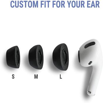 Comply 2.0 Ohrstöpsel für AirPods Pro 1 und 2 Größe S mit Tuch