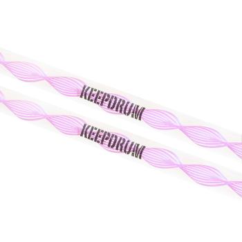 keepdrum DA-P Acryl Schlagzeugstöcke 5B transparent 1 Paar Pink