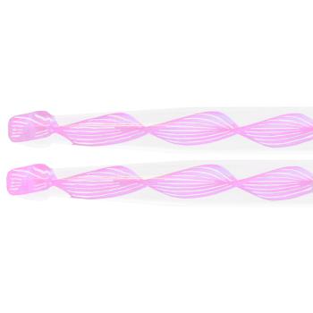 keepdrum DA-P Acryl Schlagzeugstöcke 5B transparent 1 Paar Pink