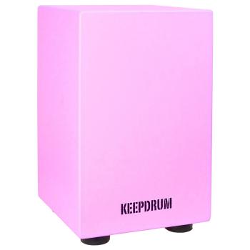 keepdrum DC1M PK Junior Cajon Pink mit Tasche und Pad