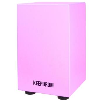 keepdrum DC1M PK Junior Cajon Pink mit Sitzpad Pink