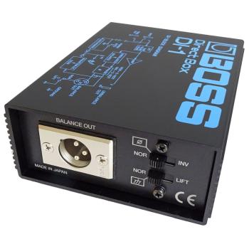 Boss DI-1 aktive DI-Box mit XLR Kabel