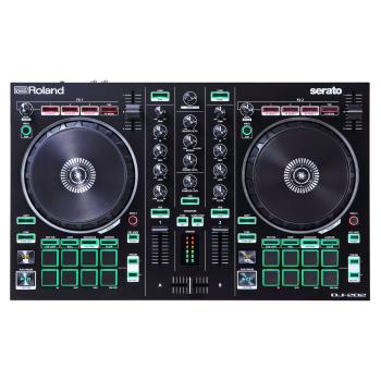 Roland DJ-202 USB-DJ-Controller mit Tasche und Tuch