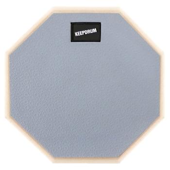 keepdrum DP-GY8 Practice Pad Grau mit Stativ und Sticks